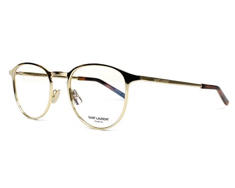 ysl gold frame sunglasses|yves st laurent eyeglass frames.